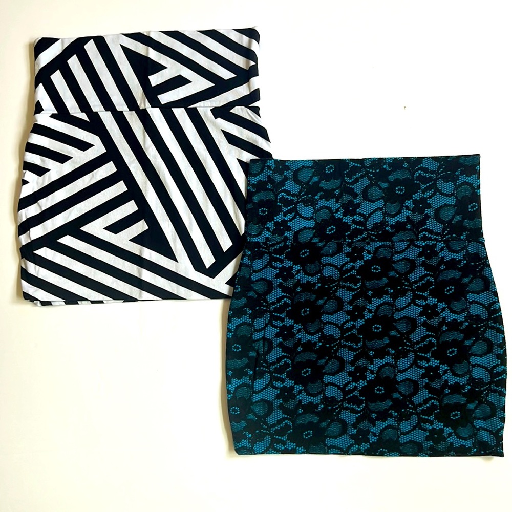 Pencil skirt bundle. Both are Rue 21 size small, gently worn skirts.